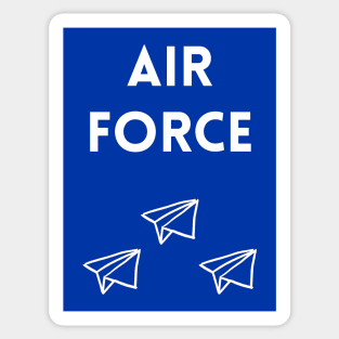 Military Air Force Paper Airplanes Sticker